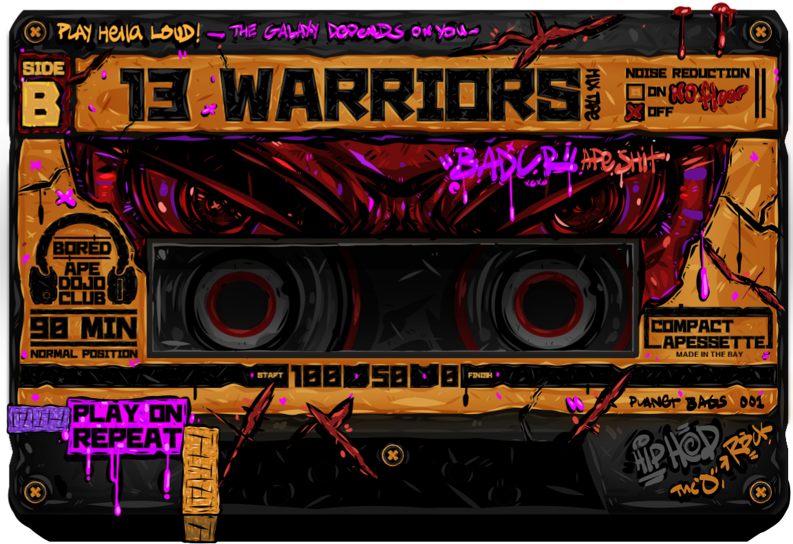 Bored Ape Dojo Club Side B tape