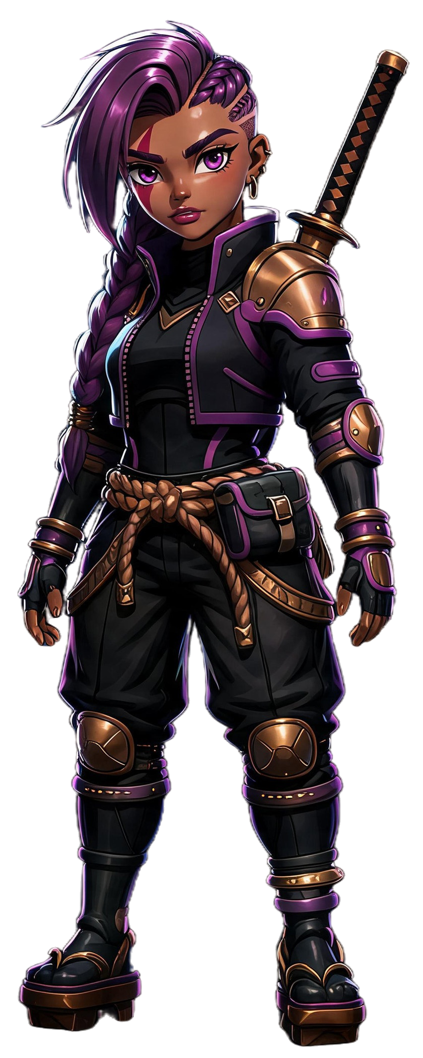 Katsumi front profile character artwork